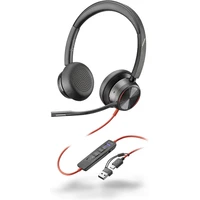 Poly Blackwire 8225 Stereo sluchátka černá  - Sluchátka