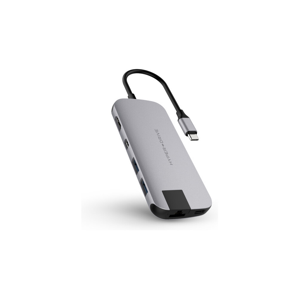 HyperDrive SLIM USB-C Hub vesmírně šedý