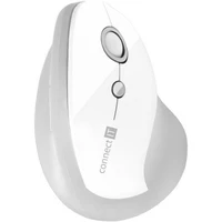 CONNECT IT FOR HEALTH ergonomická vertikální myš bílá - Myši