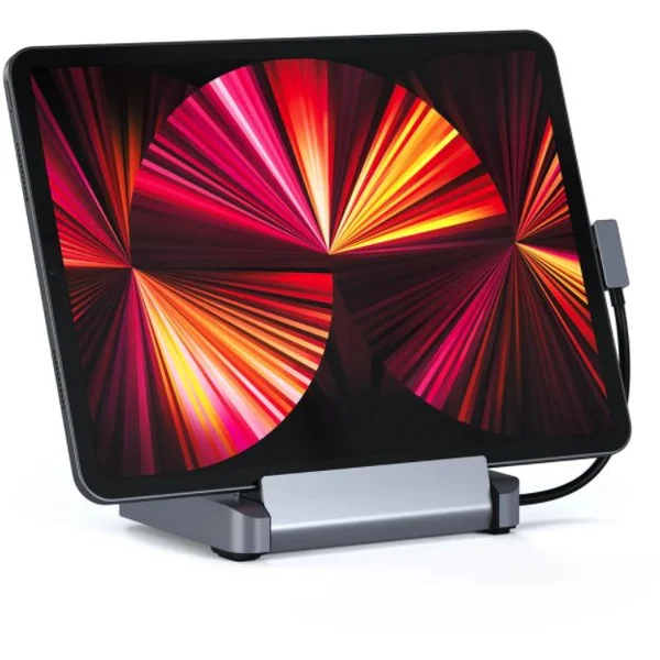 Satechi Aluminium Stand & Hub for iPad Pro USB-C PD 60W 4K HDMI 60Hz - Stojánky - Obrázek 8H6NF00101