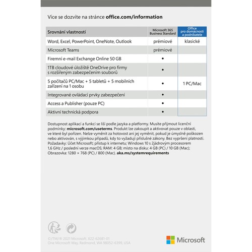 Microsoft Office Home and Business 2021 CZ | Smarty.cz