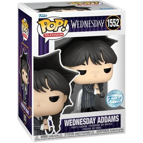 Funko POP! #1552 TV: Wednesday - Wednesday w/Umbrella (Exclusive) - Funko POP! - Obrázek 8HDK000K01