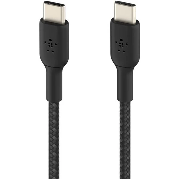 Belkin BOOST Charge Braided USB-C/USB-C napájecí kabel 60W 0,15m černý - Kabely a redukce - Obrázek 8HQF000N01