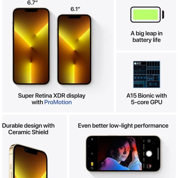 Apple iPhone 13 Pro Max 128GB zlatý - Mobilní telefony - Obrázek 8IBS600301