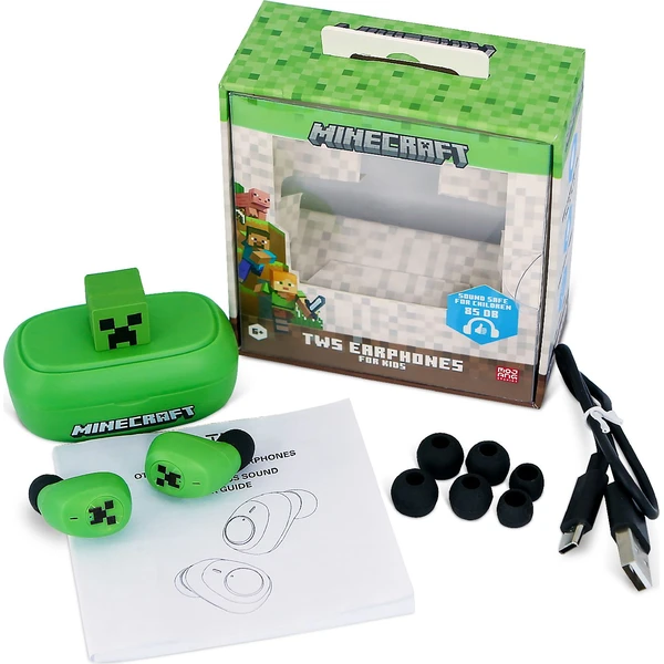 OTL dětská TWS sluchátka 3D Minecraft - Sluchátka - Obrázek 8J6L000K01