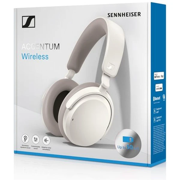 Sennheiser Accentum bezdrátová sluchátka bílá - Sluchátka - Obrázek 8J81000K01