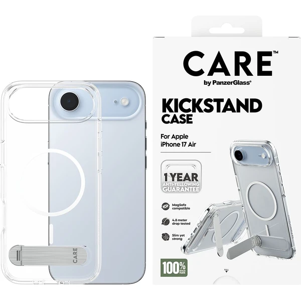 PanzerGlass® CARE Kickstand kryt s MagSafe Apple iPhone Air stříbrný/bílý - Pouzdra - Obrázek 8JDH000K01