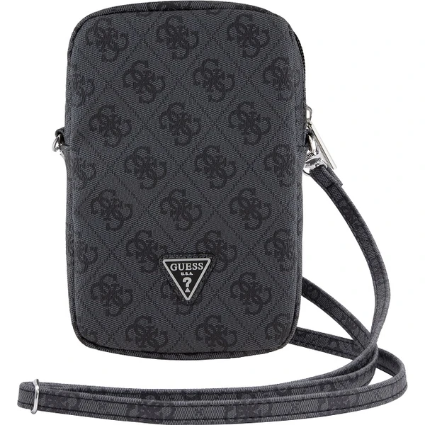 Guess PU 4G Triangle Logo Wallet Phone Bag Zipper černý - Popruhy a crossbody - Obrázek 8JU0000P01