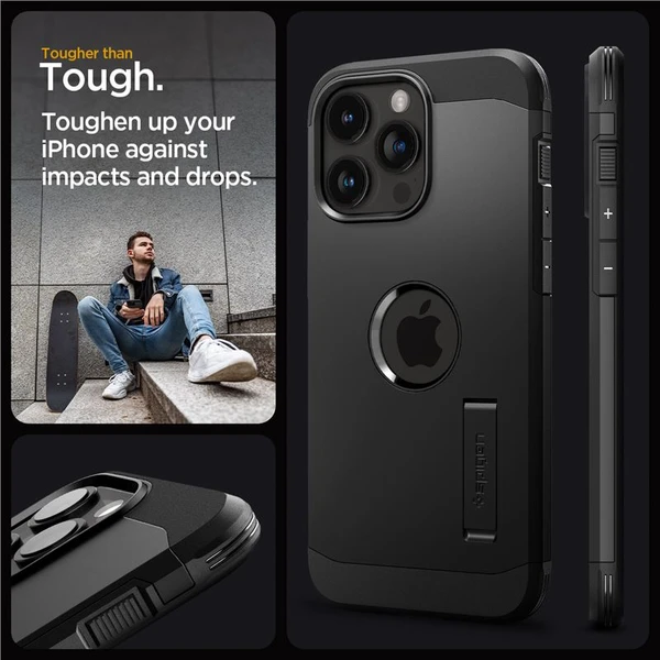 Spigen Tough Armor MagFit kryt iPhone 15 Pro Max černý - Pouzdra - Obrázek 8K09000601