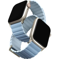 UNIQ Revix Premium Edition řemínek pro Apple Watch 42/41/40/38mm Arctic (bílý/modrý) - Řemínky