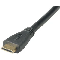 Akasa HDMI/Mini HDMI redukce 0,25m černá - Kabely a redukce