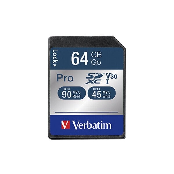 VERBATIM SDXC karta 64GB Pro