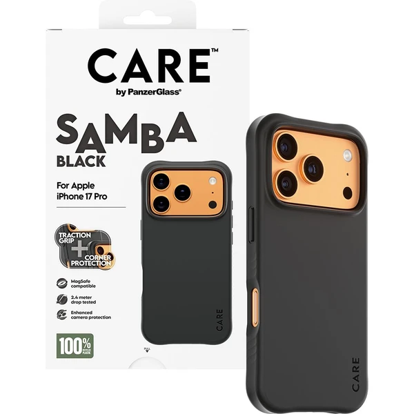 PanzerGlass® CARE Samba kryt s MagSafe Apple iPhone 17 Pro Black - Pouzdra - Obrázek 8MDH000K01