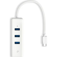 TP-Link UE330C 3-Port Hub a Gigabit Ethernet Síťový Adaptér - Síťové adaptéry