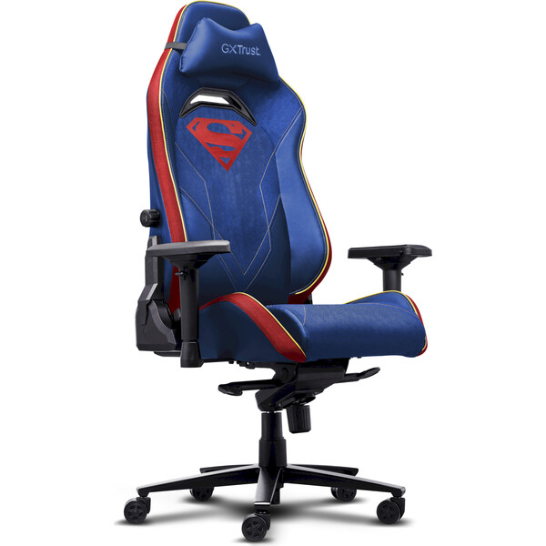 Trust GXT721SM RUYA PRO herní židle Superman edice Modrá/červená