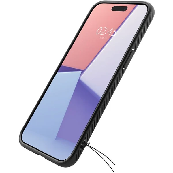 Spigen Liquid Air kryt iPhone 15 Pro matně černý - Pouzdra - Obrázek 8PU8000601