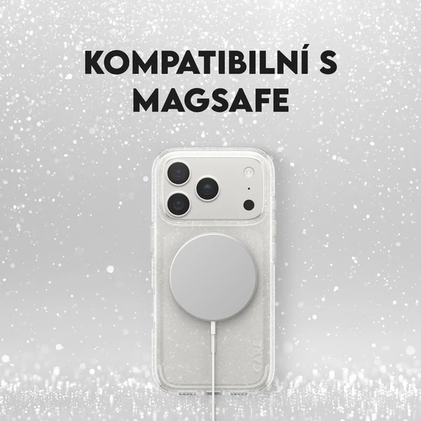 PanzerGlass® CARE Star Lit kryt s MagSafe Apple iPhone 17 Pro třpytivý/bílý - Pouzdra - Obrázek 8QDH000K01