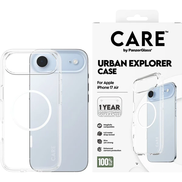 PanzerGlass® CARE Urban kryt s MagSafe Apple iPhone Air čirý/bílý - Pouzdra - Obrázek 8QEH000K01