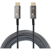 PremiumCord HDMI 2.1/HDMI 2.1 optický kabel s ethernetem 8K 7m černý/bílý - Kabely a redukce