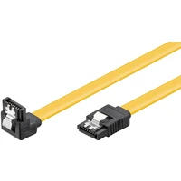 PremiumCord kabel SATA 3.0 kovová západka 90° 0,2m - Kabely a redukce