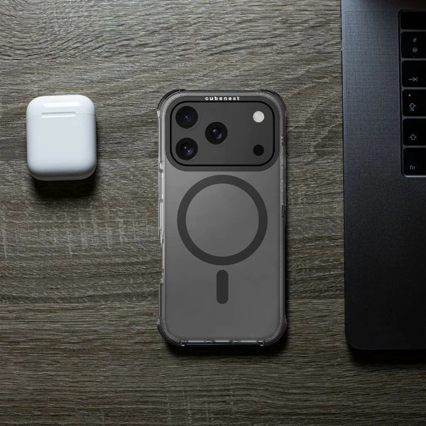 Cubenest MagPro Strong Guard MagSafe kryt iPhone 17 Pro černý - Pouzdra - Obrázek 8RBK000K01