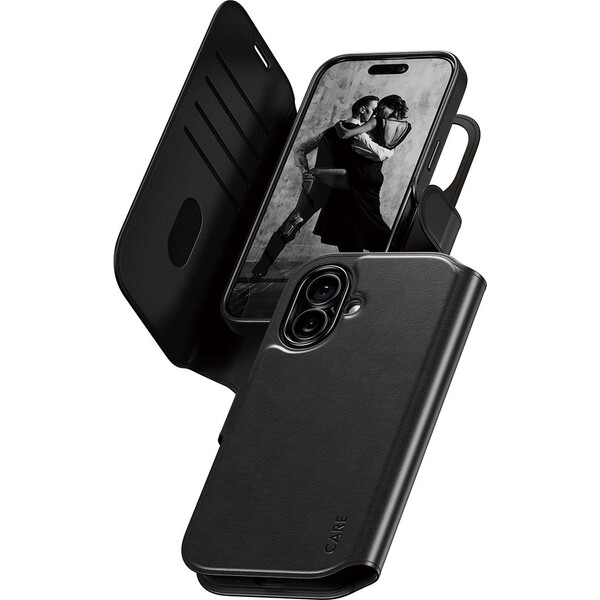 PanzerGlass® CARE Tango 2v1 Wallet pouzdro s MagSafe Apple iPhone 17 černé
