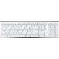 Powerton UltraSlim bezdrátová klávesnice CZ/SK stříbrná - Klávesnice
