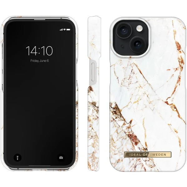 iDeal Of Sweden Fashion zadní kryt iPhone 15 Carrara Gold - Pouzdra - Obrázek 8T80000O01