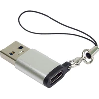 PremiumCord USB-A/USB-C redukce stříbrná - Kabely a redukce