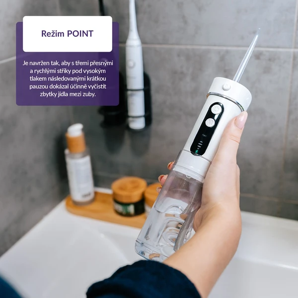 TrueLife AquaFloss Mini M50 ústní sprcha bílá - Ústní sprchy - Obrázek 8TUL000K01