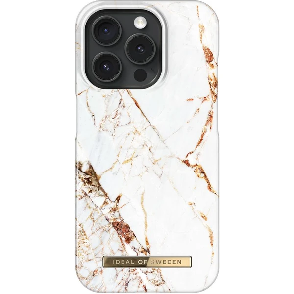 iDeal Of Sweden Fashion zadní kryt iPhone 15 Pro Carrara Gold - Pouzdra - Hlavní obrázek