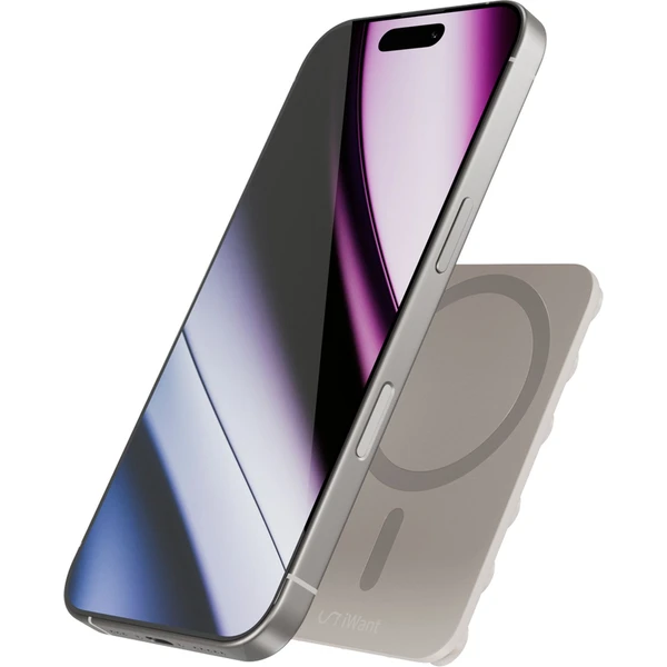 iWant Mag+ MagSafe přísavný držák na telefon šedý - Držáky - Obrázek 8UPF000K01