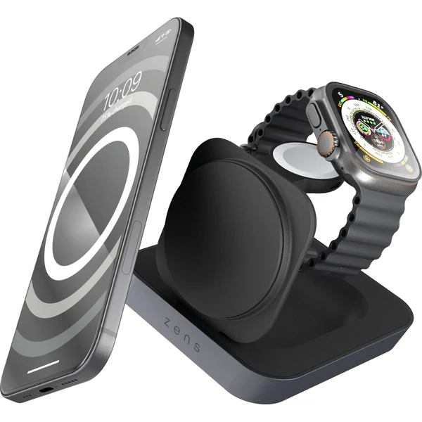 ZENS Nightstand Charger Pro 2 MagSafe/Qi2 2v1 nabíječka (20W) černá