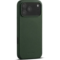 Woolnut MagSafe kožený kryt iPhone 17 Pro Max tmavě zelený - Pouzdra