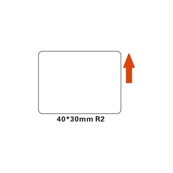 Niimbot štítky R 40x30mm 230ks pro B21, B3S, B1 bílé