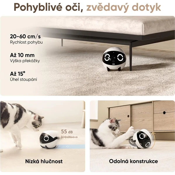 Enabot ROLA Mini bílá - IP kamery - Obrázek 8Z8L000K01