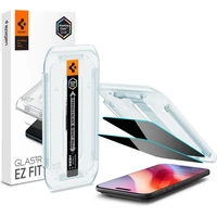 Spigen Glass tR EZ Fit (Privacy) sklo iPhone Air čiré (2 ks) - Ochranné folie a skla