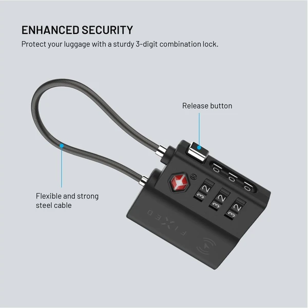 FIXED Tag Lock smart tracker s Find My a TSA, černý - Lokátory - Obrázek 8a2146e036954196a7d751bf53d58701