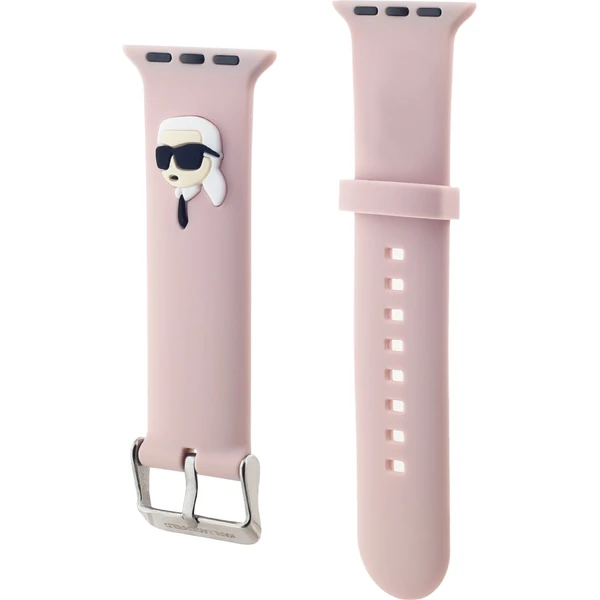 Karl Lagerfeld Karl Head NFT řemínek pro Apple Watch 38/40/41 růžový - Řemínky - Obrázek 8a3e93e4ee534726be972912c567d3af