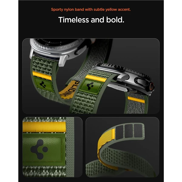Spigen Athlex Air Band řemínek Samsung Galaxy Watch8 46/44/40mm zelený - Řemínky - Obrázek 8a96170082cd4f179efdc5a969972b6d