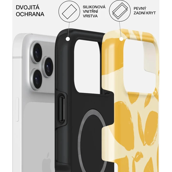 Burga Tough MagSafe kryt iPhone 17 Pro Max Lemon Tart - Pouzdra - Obrázek 8aa1d00839ee498f9ce865a79ea507bf