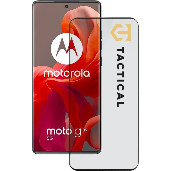 Tactical Glass Shield 5D sklo pro Motorola G85 5G černé