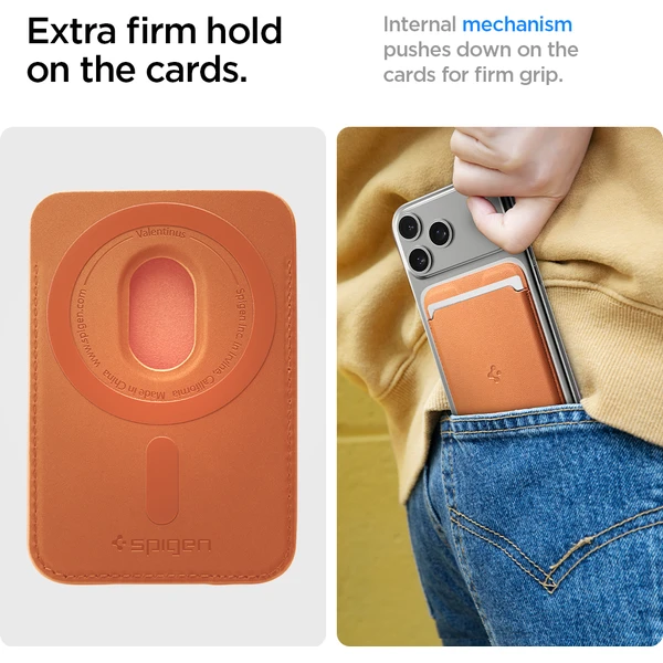Spigen Valentinus MagSafe Wallet 3 Card peněženka metallic orange - Peněženky - Obrázek 8ad0f59c880746b58acd4a015b68f075