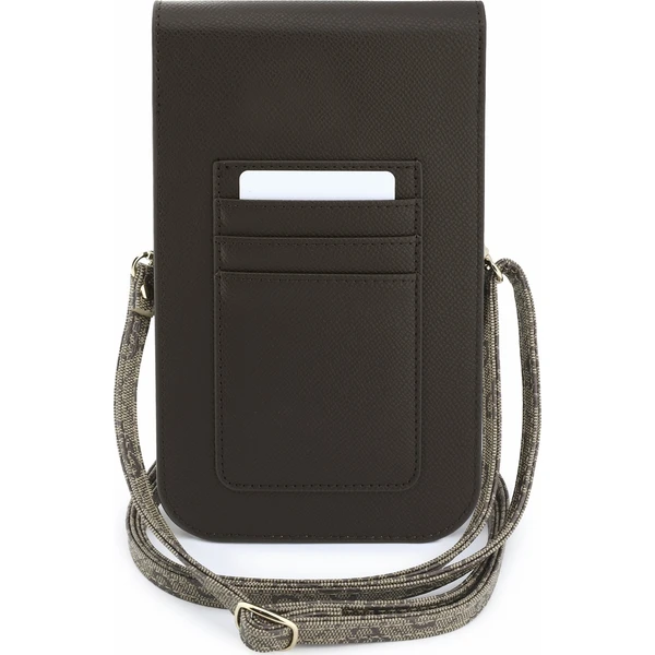 Guess PU Leather+Grained 4G Metal Logo taška na telefon hnědá - Pouzdra - Obrázek 8b05a614152d4d968d281dac101cf851