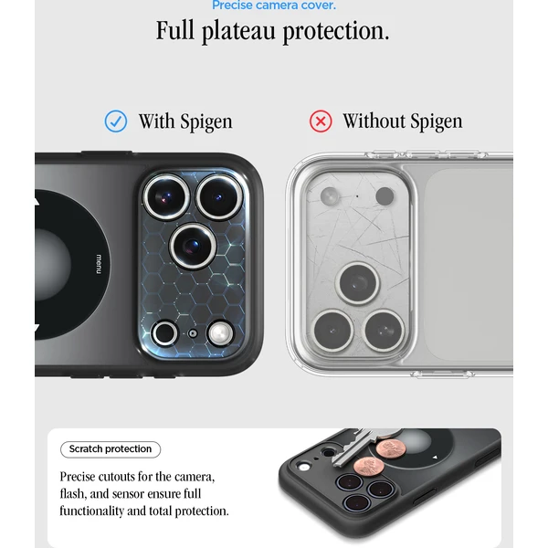 Spigen Ultra Hybrid MagSafe kryt iPhone 18 Pro/17 Pro classic black - Pouzdra - Obrázek 8b300b94e77a4986a5e68d969877d6bd