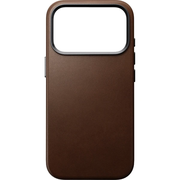 Nomad Traditional Leather MagSafe kožený kryt iPhone 18 Pro Brown - Pouzdra - Obrázek 8b4cdd37cc3640699ce7f04e5ea0651a
