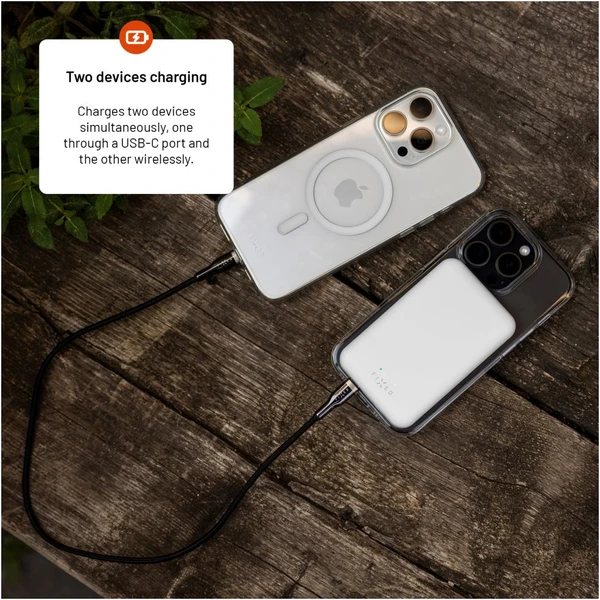 FIXED MagZen powerbanka s bezdrátovým nabíjením a Magsafe, 6000 mAh, bílá - Powerbanky - Obrázek 8b862a261b0b4b91a7283ad6e21d2742