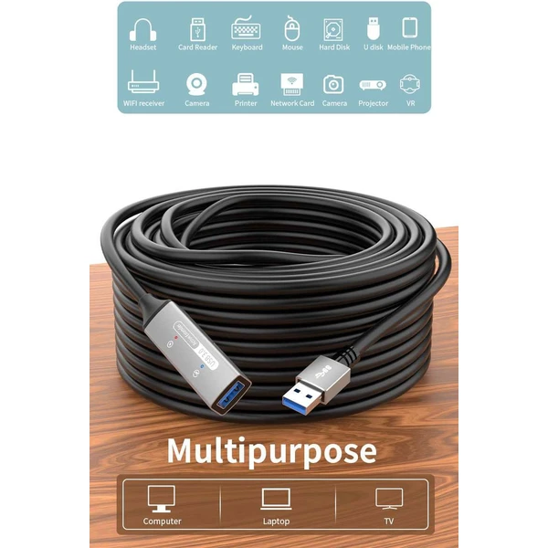 PremiumCord USB-A/USB-A repeater a prodlužovací kabel 15m černý - Kabely a redukce - Obrázek 8b9845b3b1614f51be2f317403f920ed