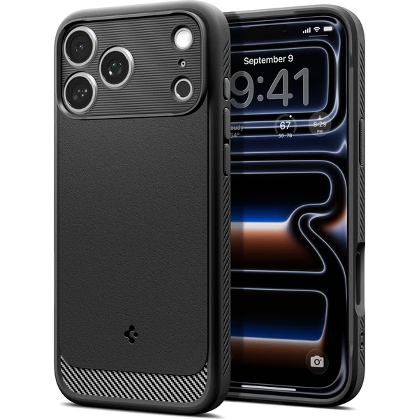 Spigen Rugged Armor MagSafe kryt  iPhone 18 Pro Max/17 Pro Max matte black - Pouzdra - Obrázek 8b9d963c4ab3472984f145aced842bd2