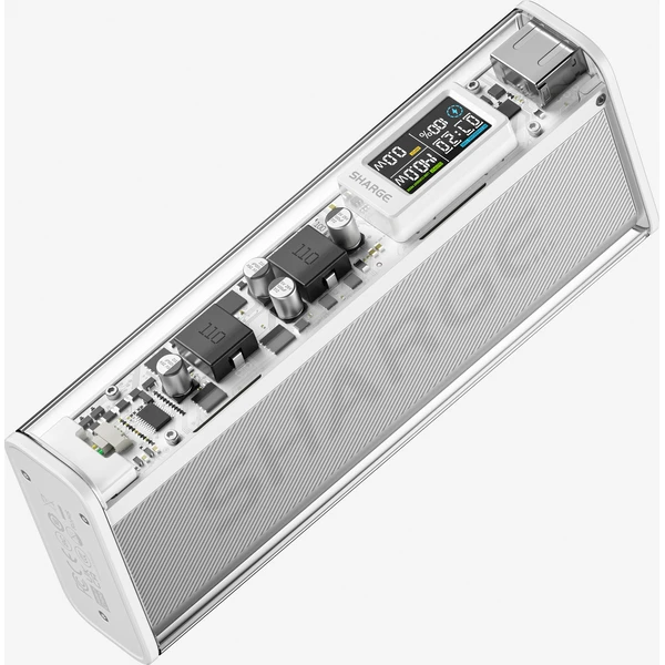 SHARGE Shargeek 140W powerbanka, 20000 mAh, LCD, stříbrná - Powerbanky - Obrázek 8ba0aef7e1f14ab0b2dff9428b08ff00
